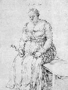 Albrecht Durer Seated Woman painting